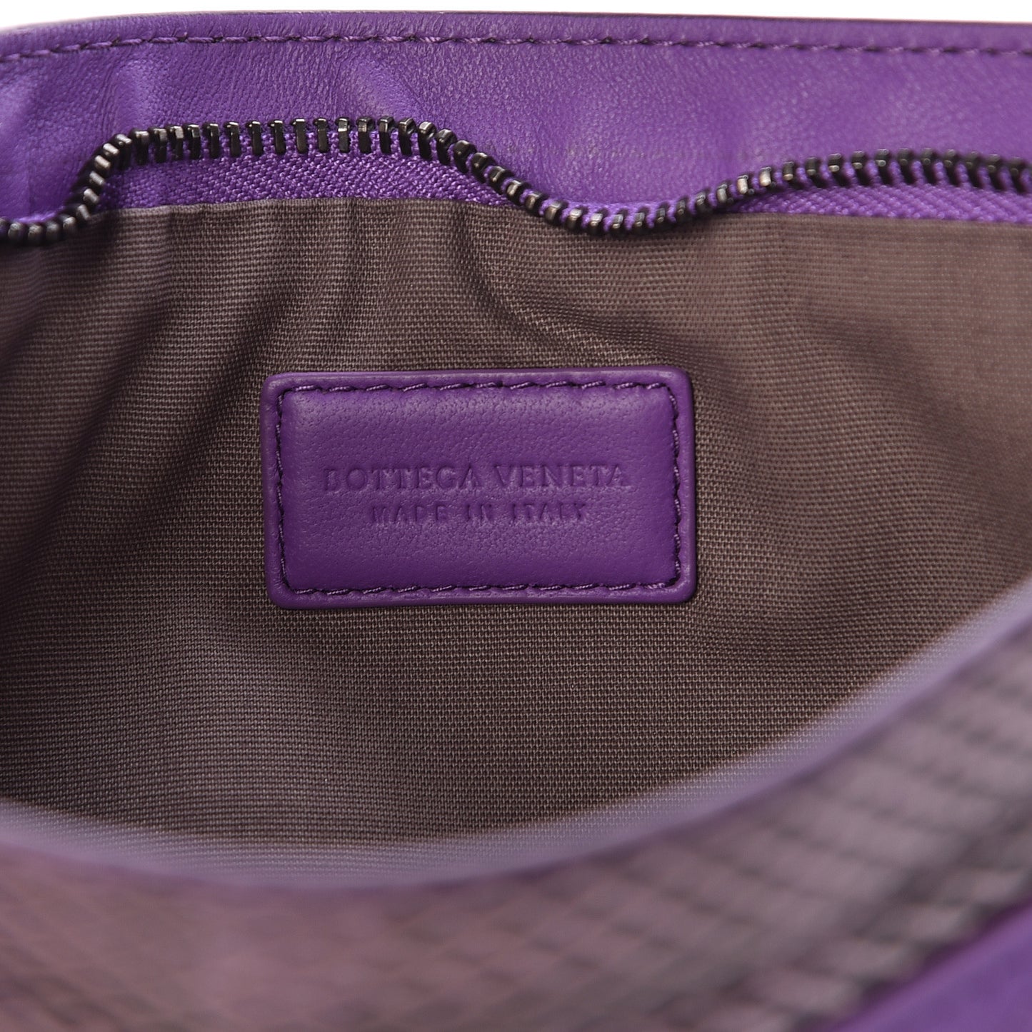 Nappa Intrecciato Ayers Pouch Violet