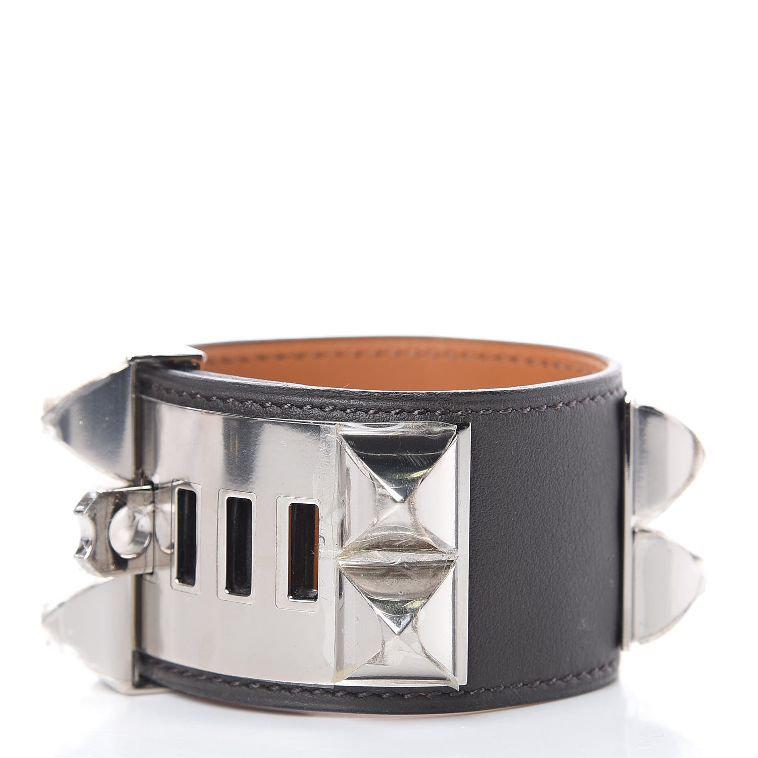 Hermes Swift Collier de Chien CDC Bracelet S Graphite 3 of 6