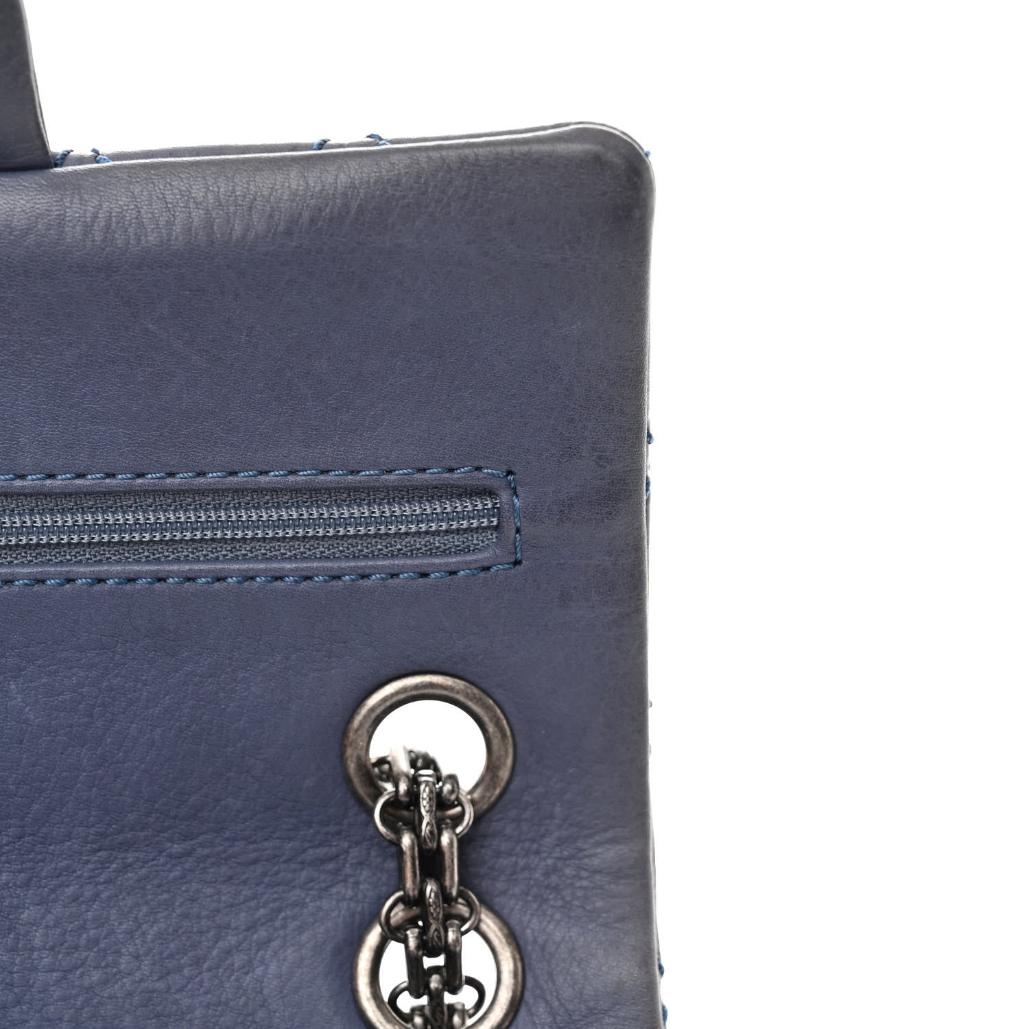 Chanel Aged Calfskin Quilted 2.55 Reissue Mini Flap Navy 12 of 17