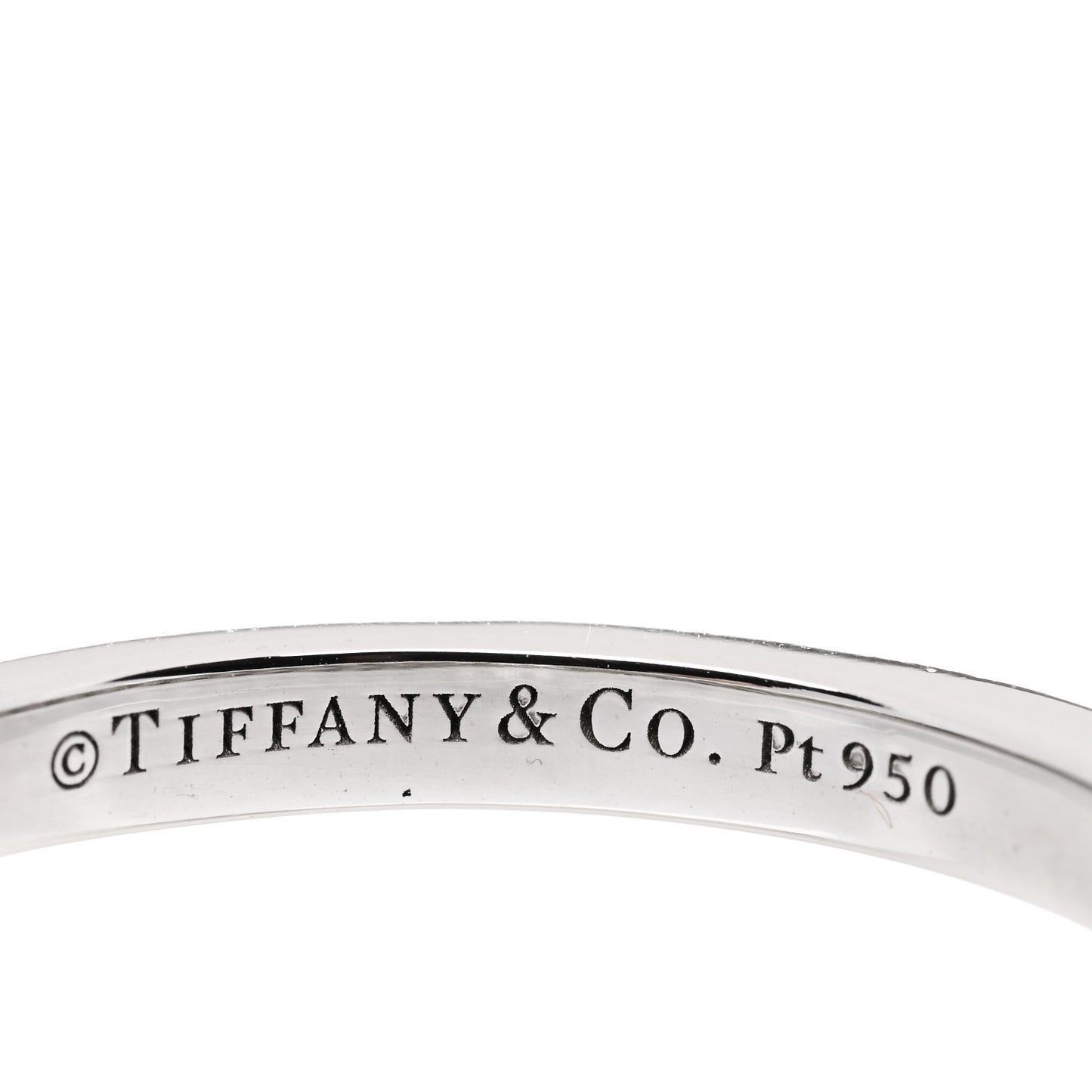 Platinum Diamond Grace Half Circle Wedding Band Ring 54 6.75
