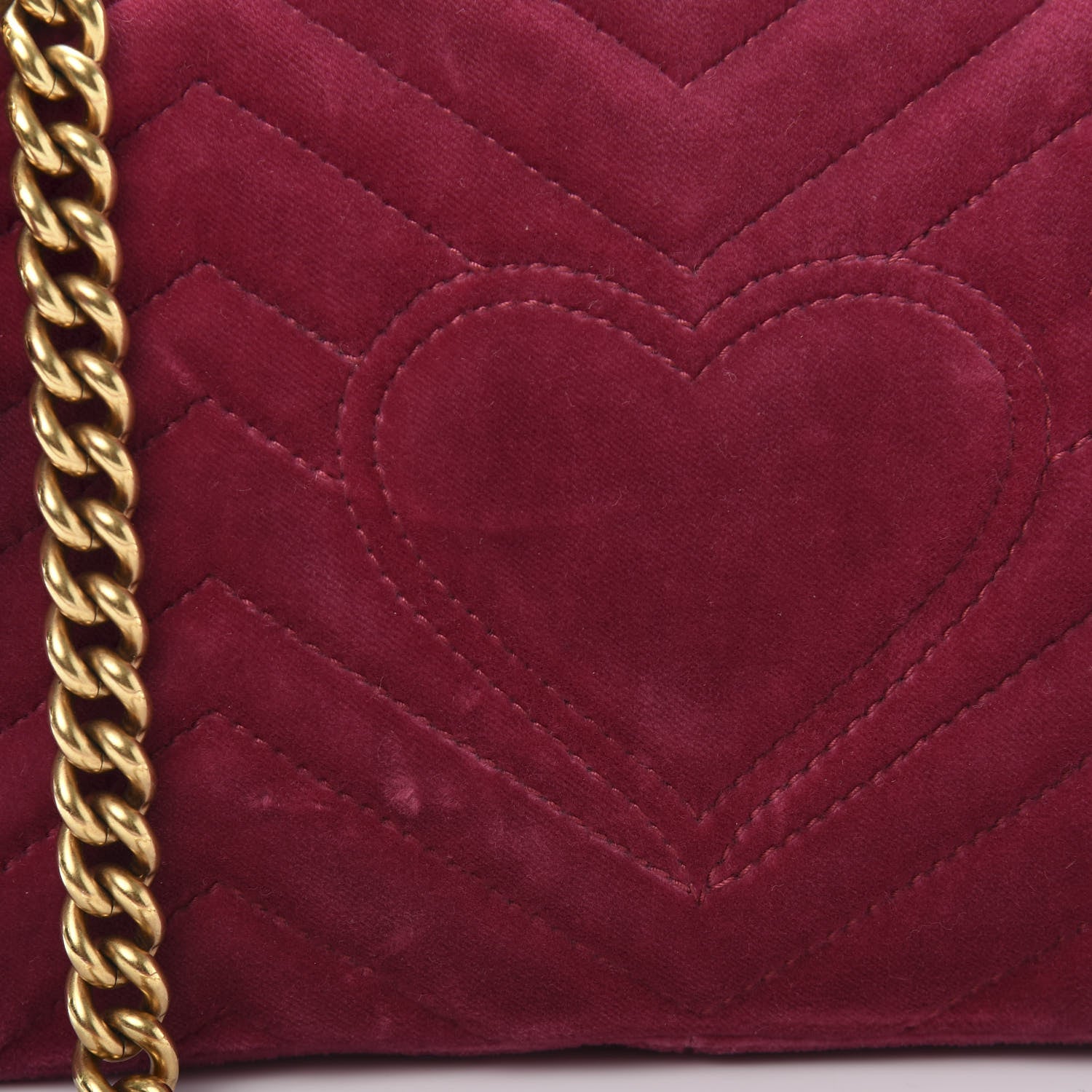 Gucci Velvet Matelasse Small GG Marmont Shoulder Bag Light Raspberry Rose 13 of 14