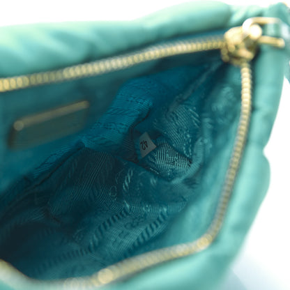 Prada Tessuto Nylon Wristlet Clutch Turchese 7 of 10