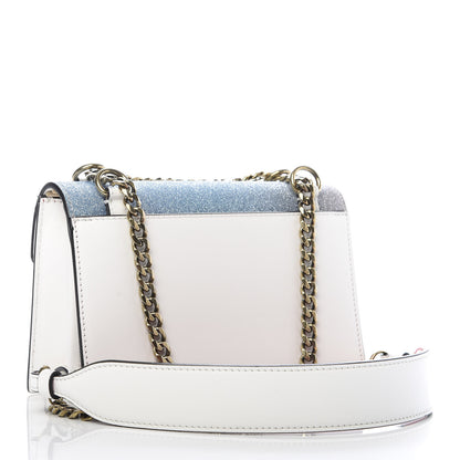 Christian Louboutin Glitter Calfskin Elisa Mini Shoulder Bag Multicolor Snow 2 of 8