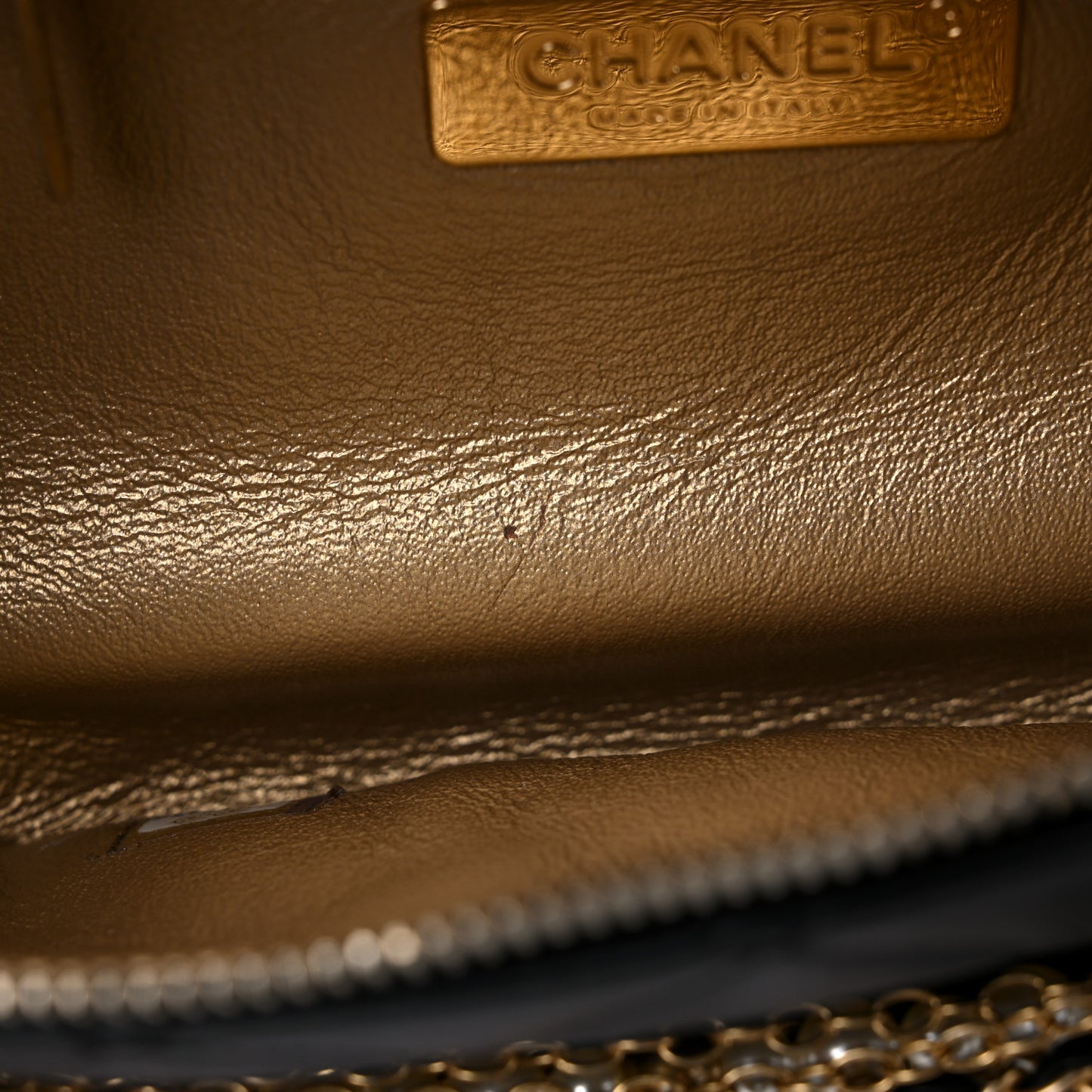 Lambskin Quilted All About Chains Waist Belt Bag Black