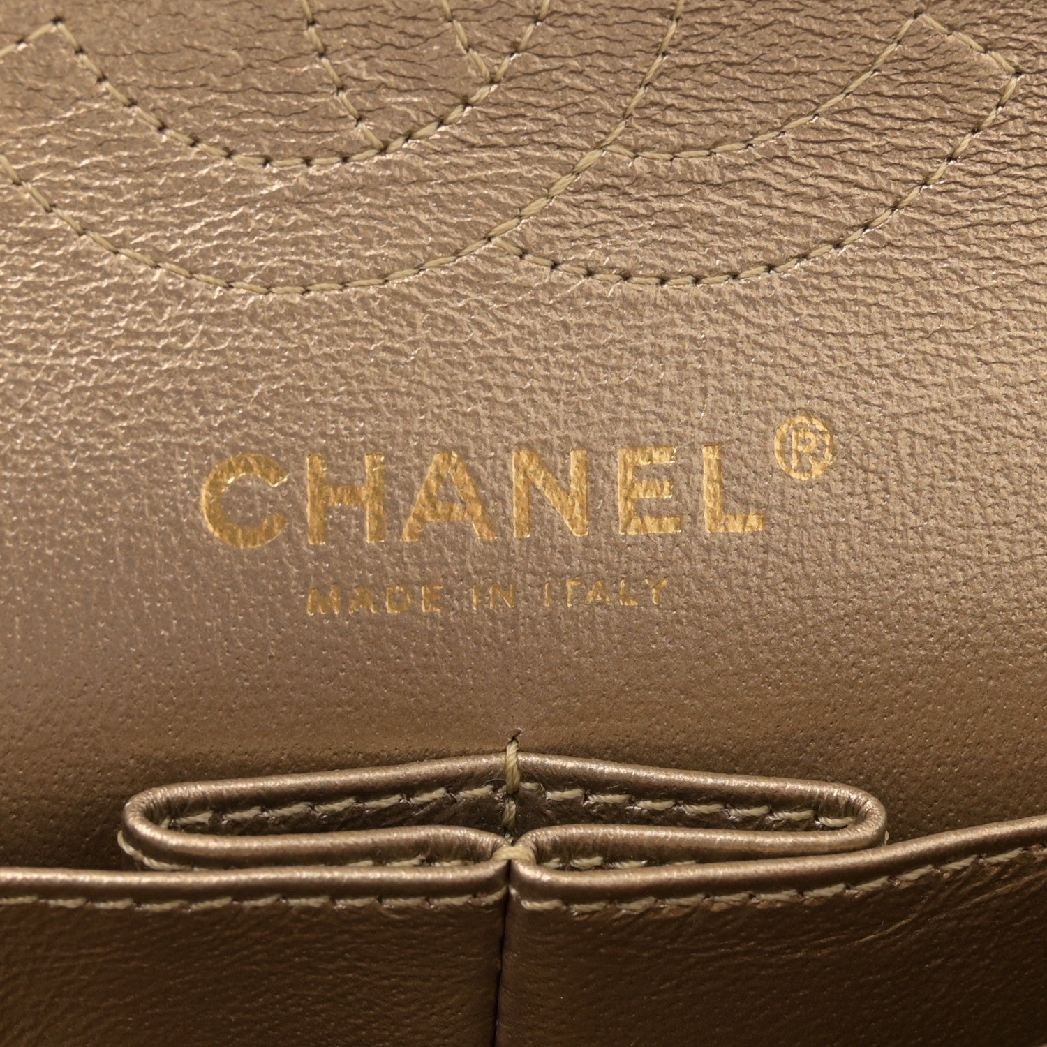 Chanel Metallic Lame Quilted Small Double Flap Gold 6 of 12