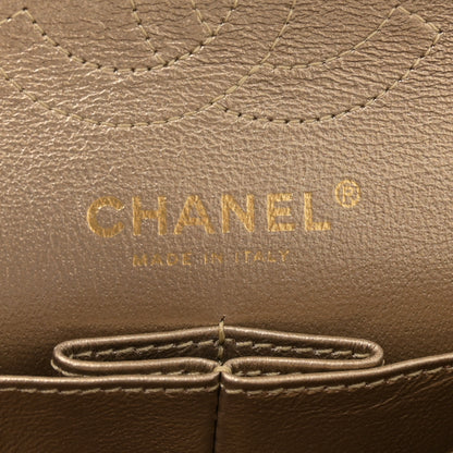 Chanel Metallic Lame Quilted Small Double Flap Gold 6 of 12