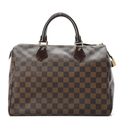Louis Vuitton Damier Ebene Speedy 30 1 of 14