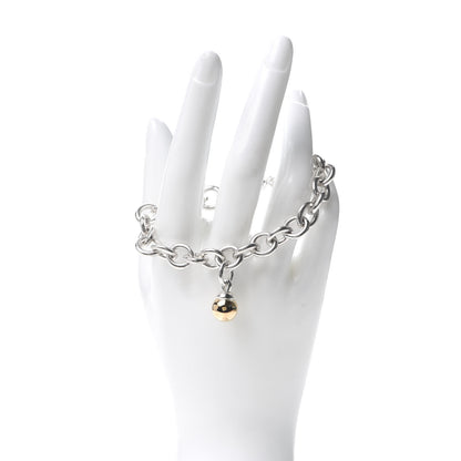 Tiffany Sterling Silver 18K Yellow Gold Fascination Charm Bracelet 2 of 6