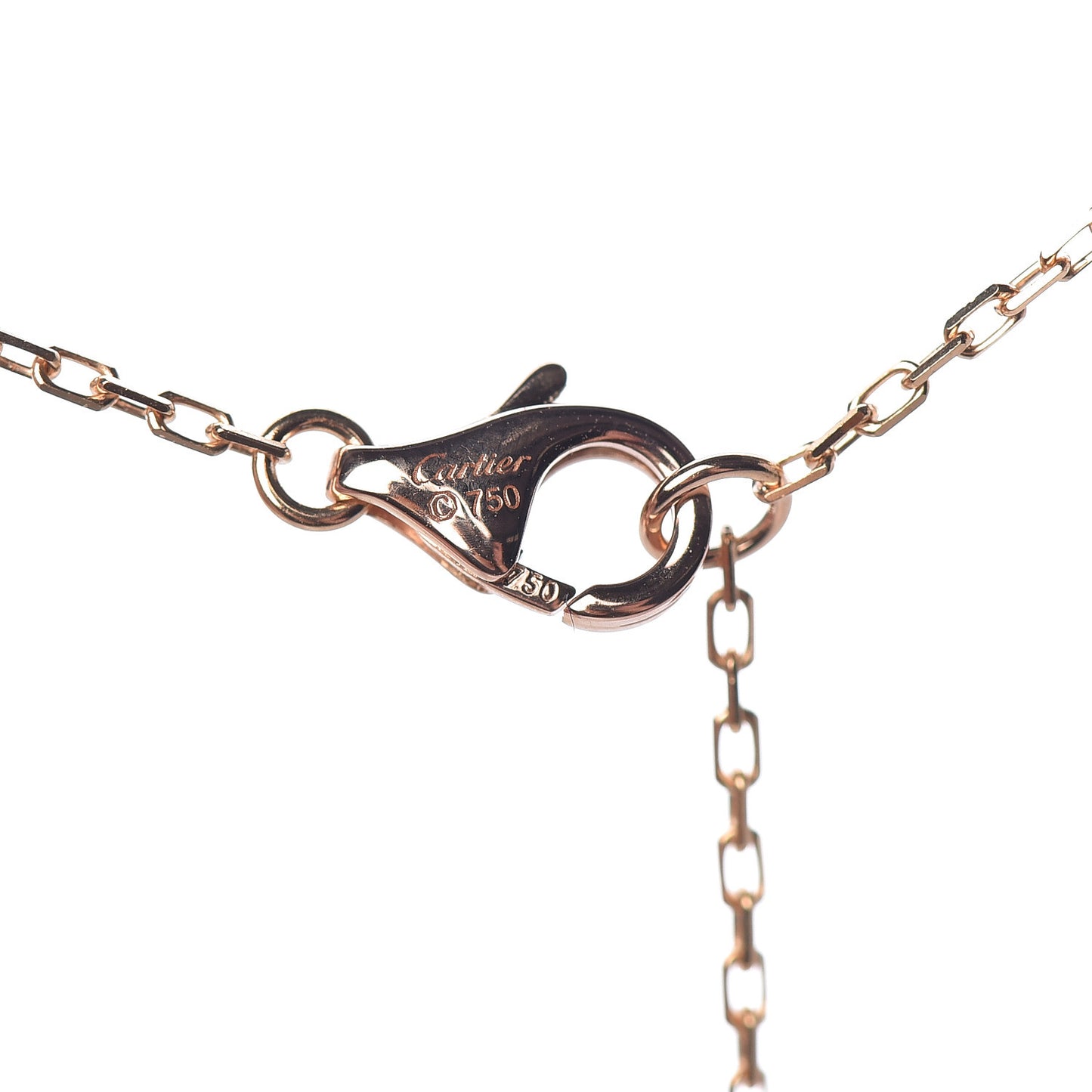 18K Pink Gold Pink Sapphire D'Amour Pendant Necklace