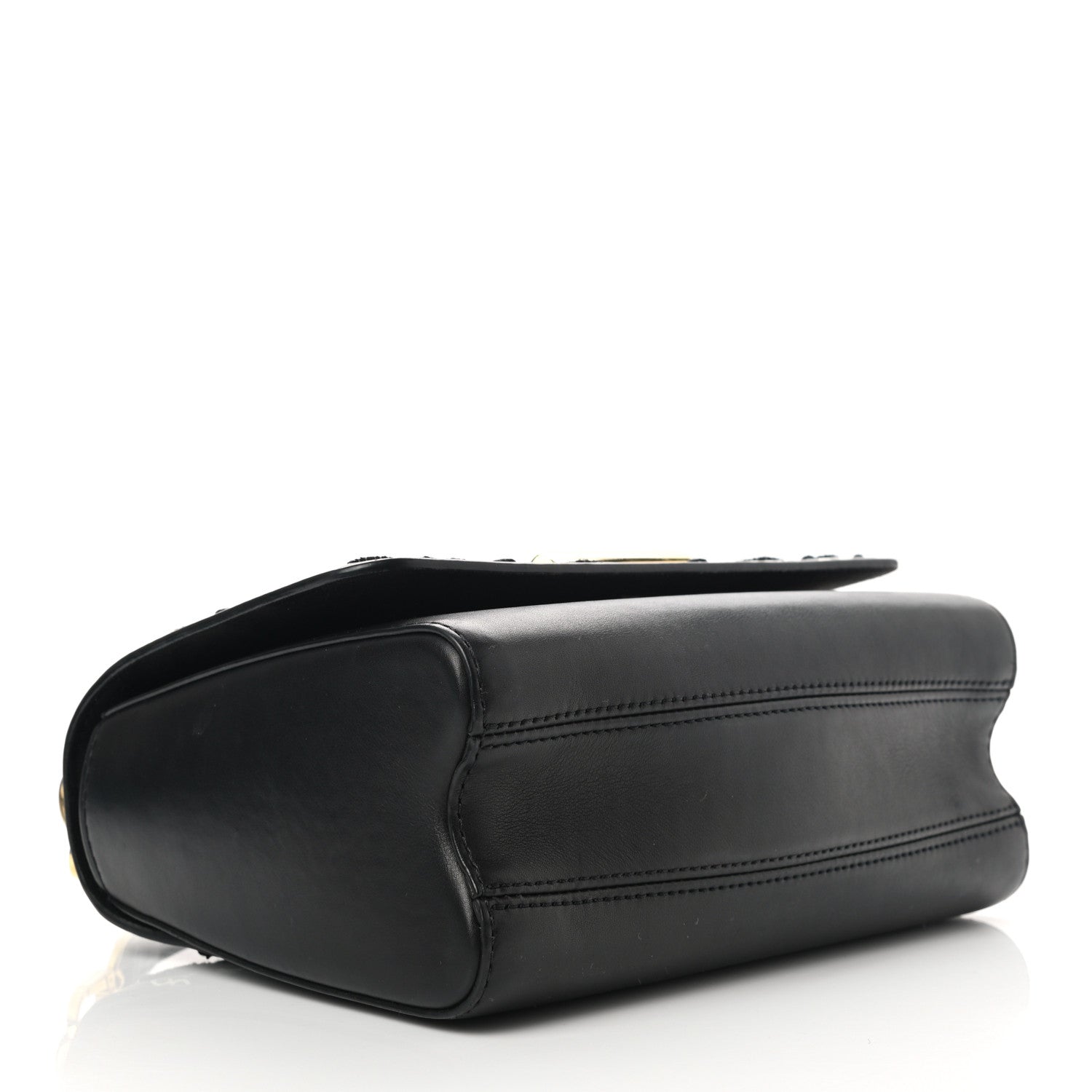 Louis Vuitton Calfskin Since 1854 Embroidered Twist MM Black 4 of 11