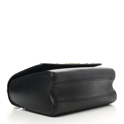 Louis Vuitton Calfskin Since 1854 Embroidered Twist MM Black 4 of 11