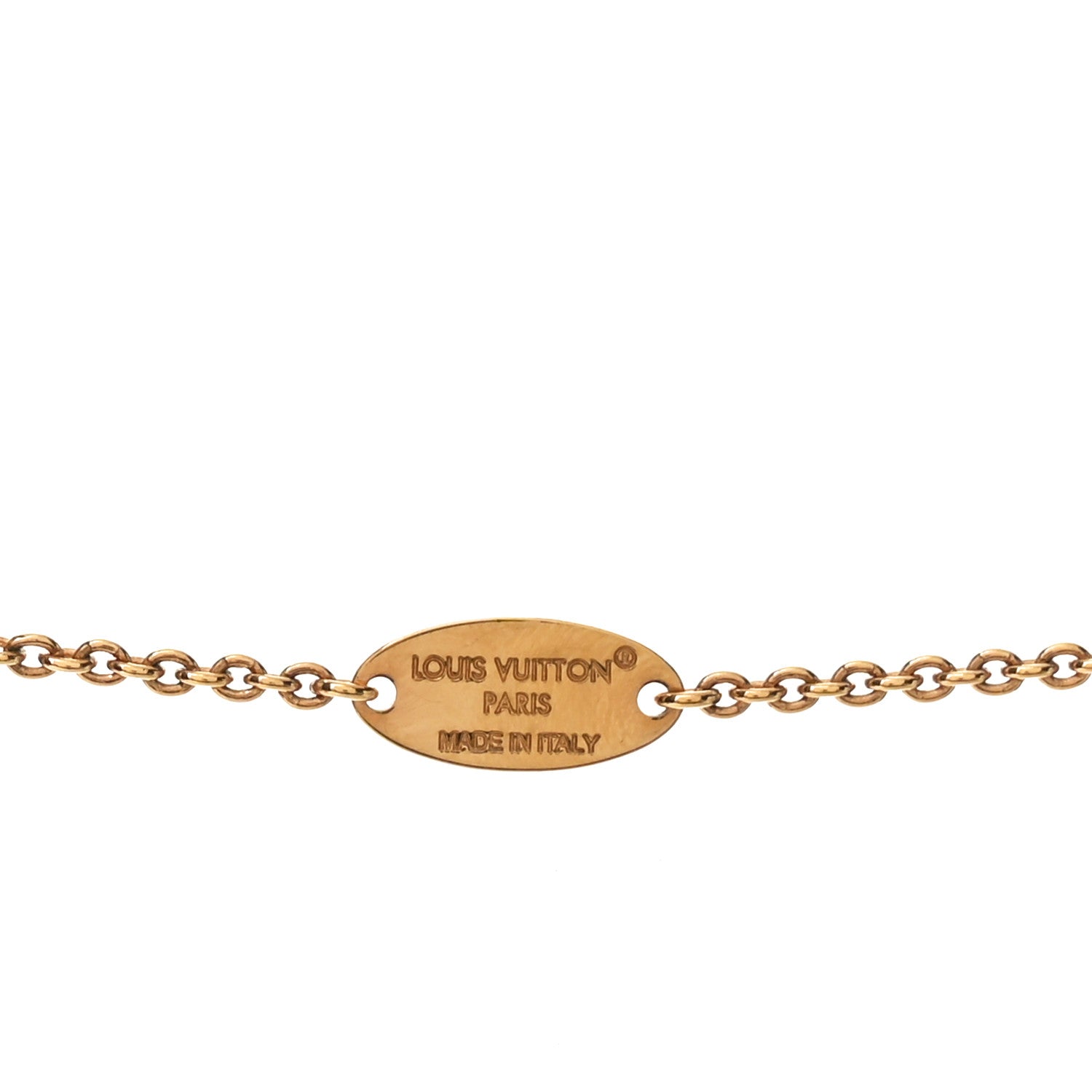 Louis Vuitton Metal GO-14 Necklace Gold 4 of 6