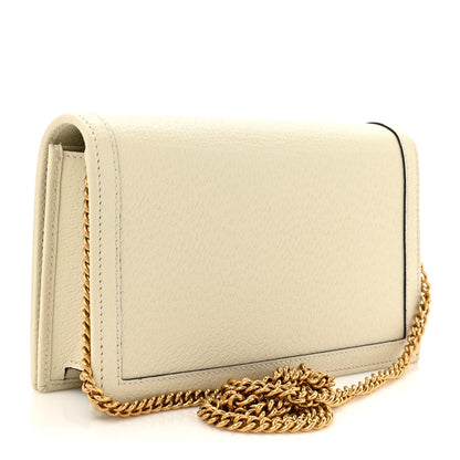 Gucci Textured Dollar Calfskin Mini Diana Chain Bag White 3 of 11