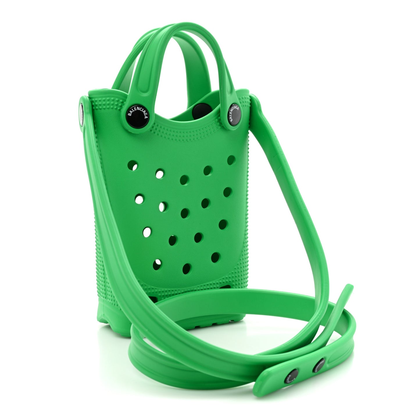 X CROCS Rubber Phone Holder with Strap Green