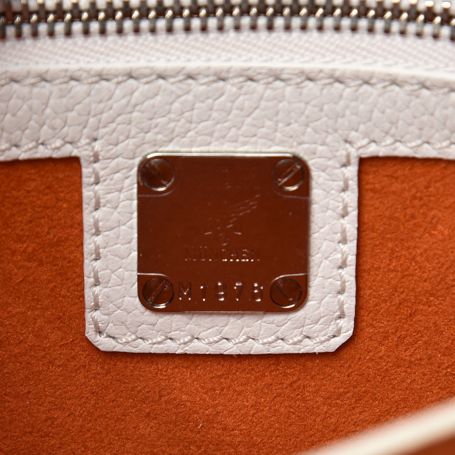 MCM Grained Calfskin Small Patricia Crossbody White 7 of 12