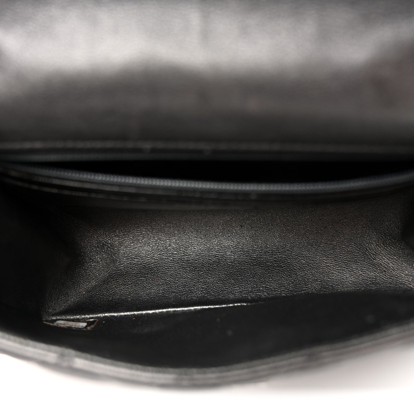 Goatskin Quilted 2.55 Reissue Mini Flap  Dark Silver