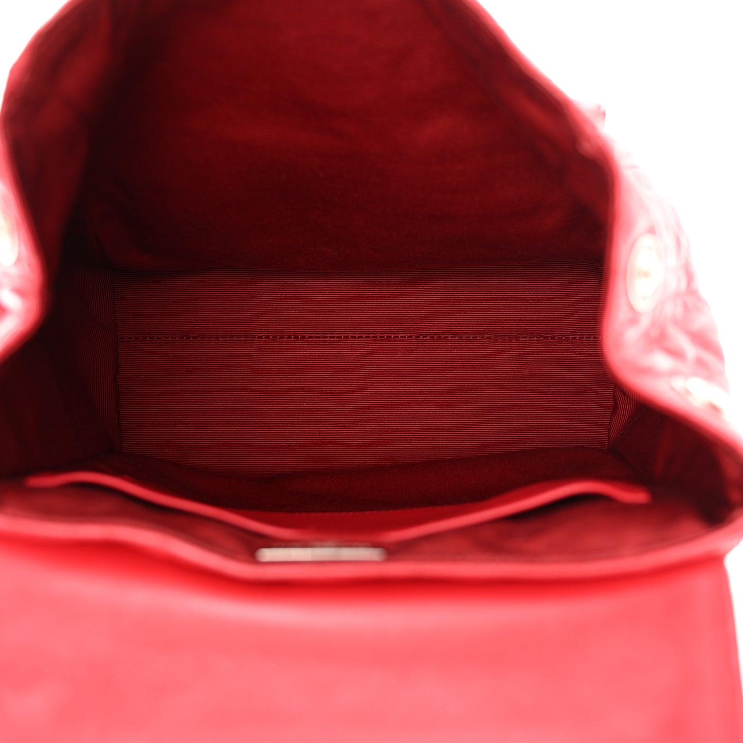 Lambskin Cannage Large Stardust Backpack Red