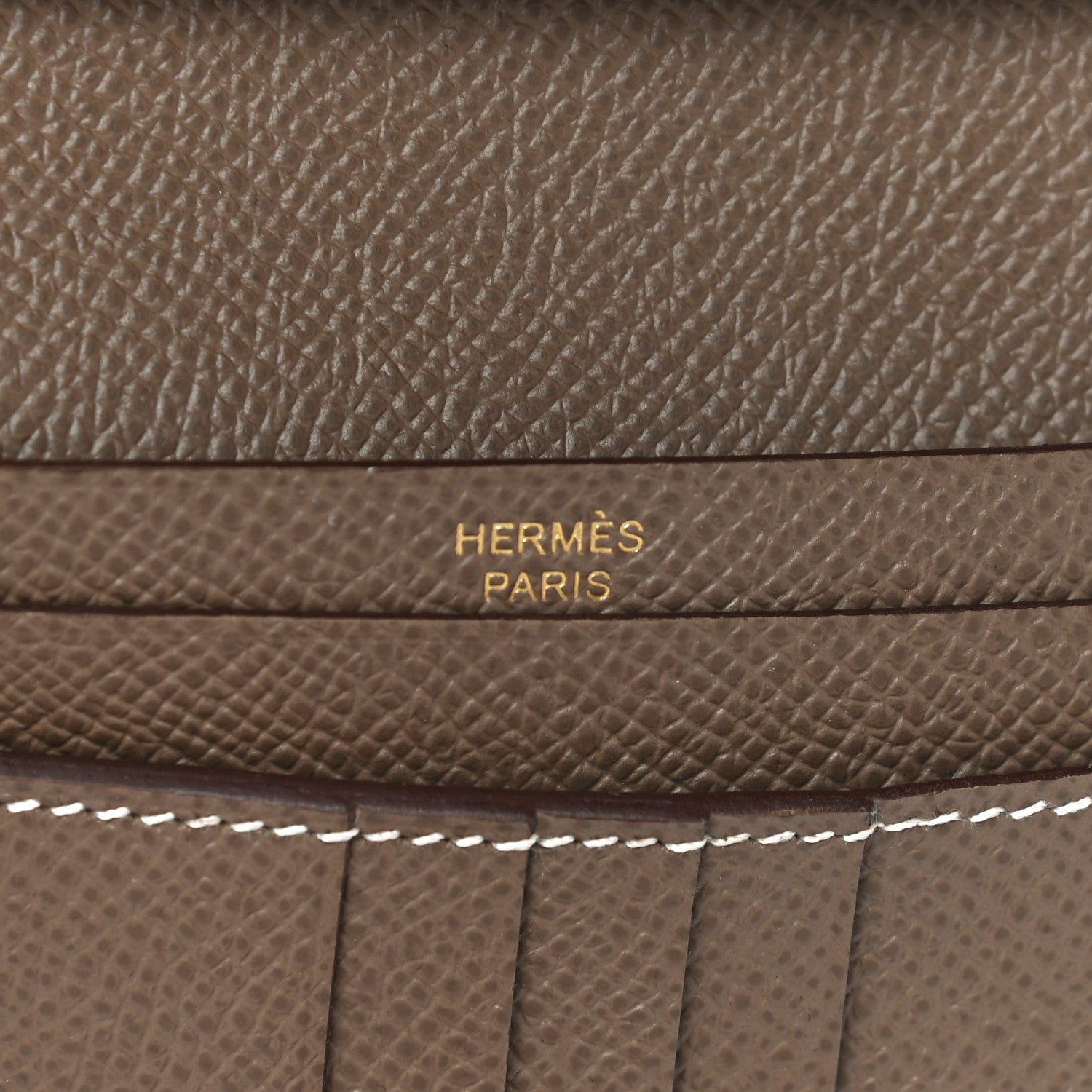 Hermes Epsom Bearn Compact Wallet Etoupe 6 of 10