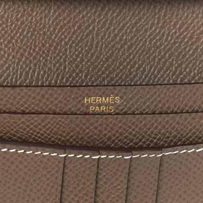 Hermes Epsom Bearn Compact Wallet Etoupe 6 of 10
