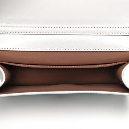 Alaia Calfskin Arabesque Studded Franca Crossbody Blanc Optique 4 of 9