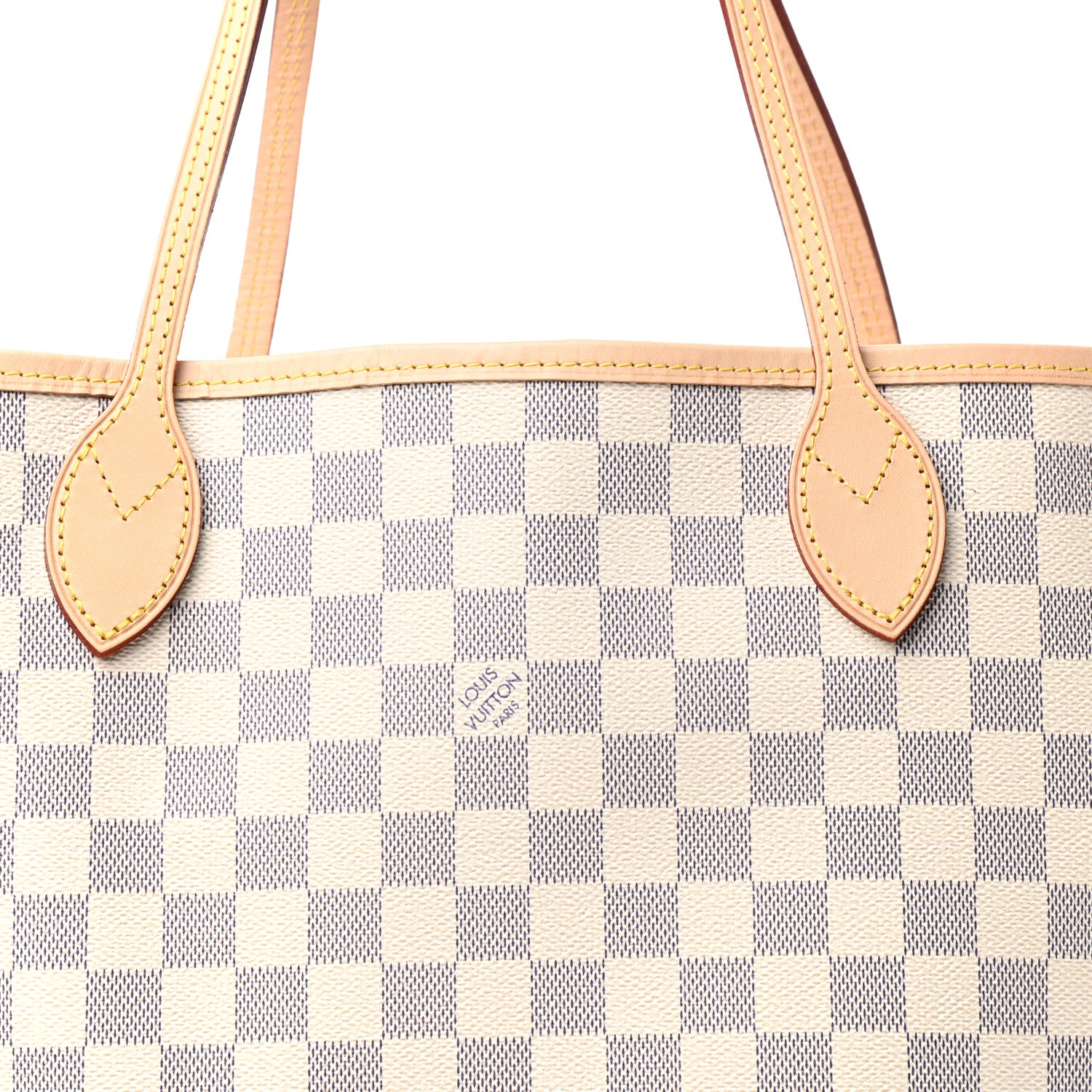 Louis Vuitton Damier Azur Neo Neverfull MM Rose Ballerine 9 of 9