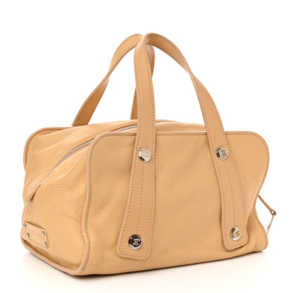 Chanel Deerskin Medium Bolt Bag Beige 3 of 18