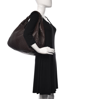Bottega Veneta Nappa Intrecciato Large Campana Ebano 2 of 12