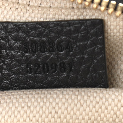 Gucci Pebbled Calfskin Small Soho Disco Bag Black 7 of 11