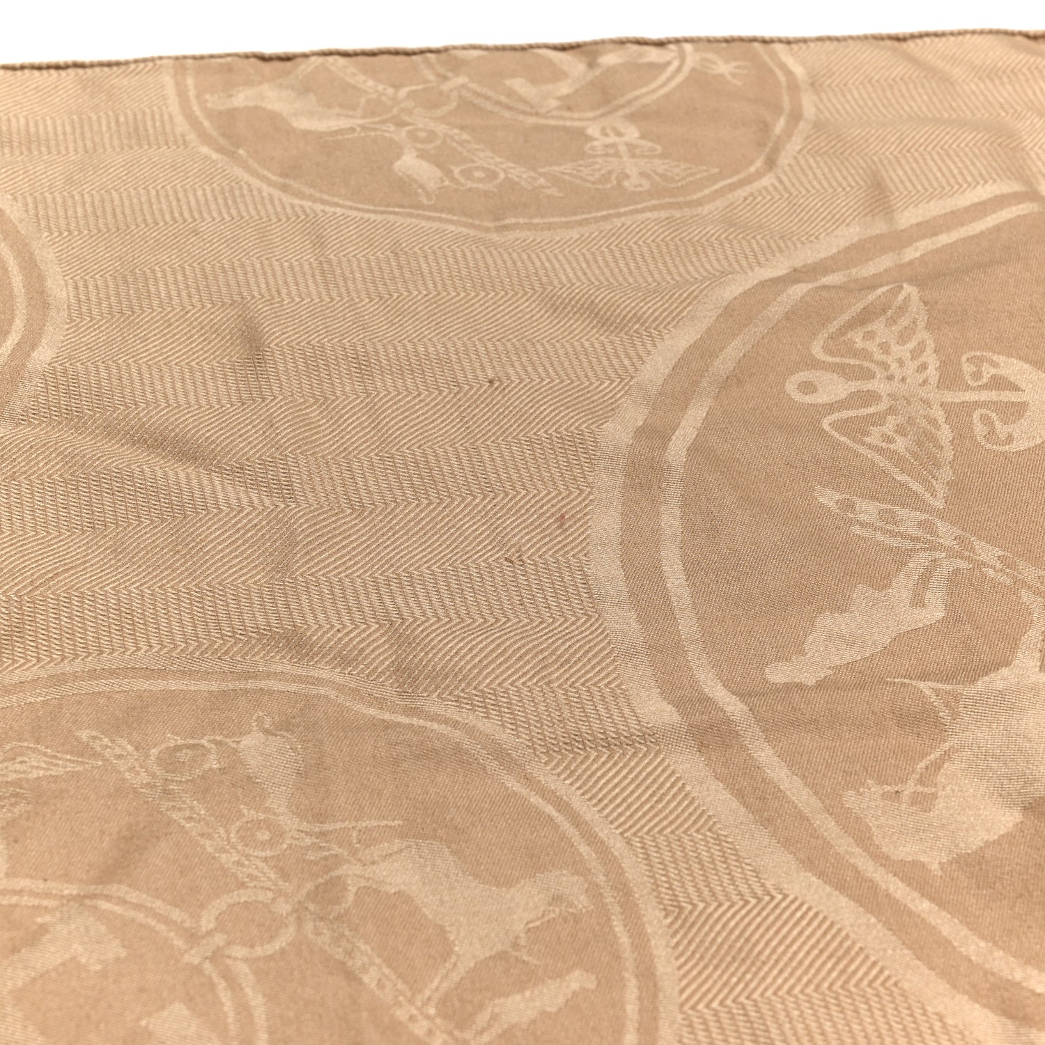 Hermes Cashmere Silk New Libris Confettis D'Ex Stole Kraft 5 of 5