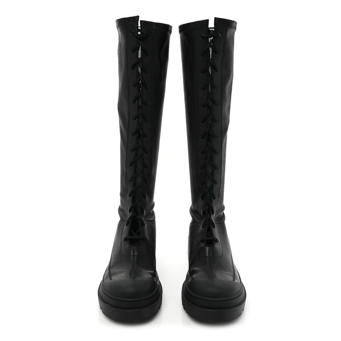 Nappa Stretch Dior Arcade High Boots 41 Black