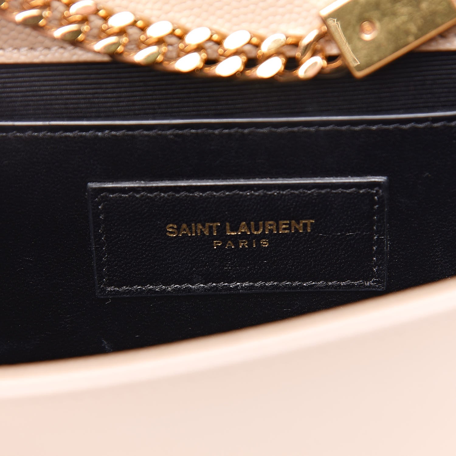 Saint Laurent Grain De Poudre Small Monogram Kate Satchel Nude Powder 6 of 11
