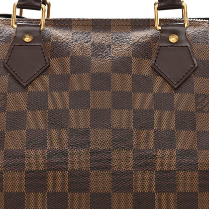 Louis Vuitton Damier Ebene Speedy 30 9 of 12