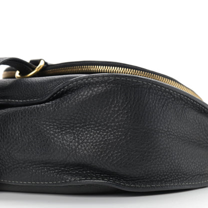 Chloe Calfskin Medium Marcie Round Zip Crossbody Bag Black 9 of 11