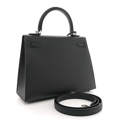 Hermes Epsom Kelly Sellier 25 Black 3 of 12