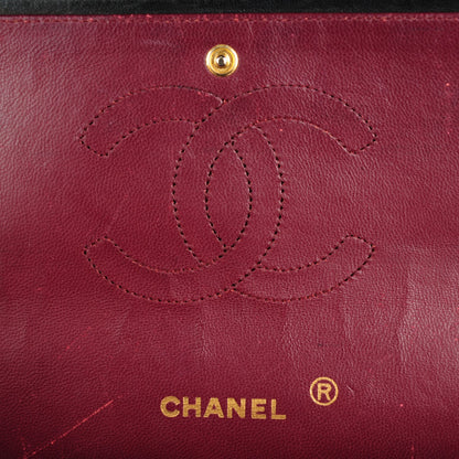 Chanel Lambskin Quilted Medium Double Flap Bijoux Chain Black 6 of 9