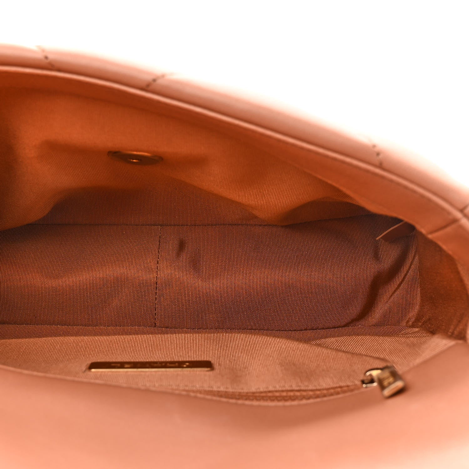 Chanel Lambskin Quilted Medium Chanel 19 Flap Brown 5 of 10