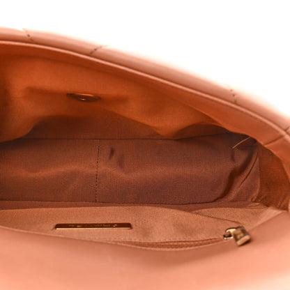 Chanel Lambskin Quilted Medium Chanel 19 Flap Brown 5 of 10