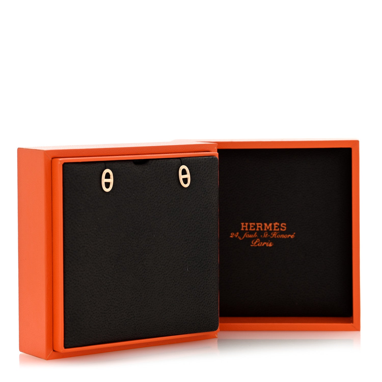 Hermes 18K Rose Gold TPM Farandole Stud Earrings 5 of 5