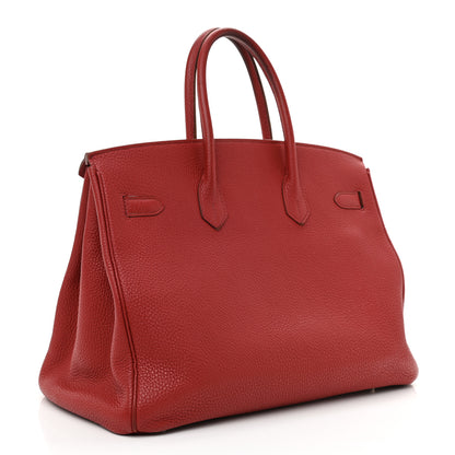 Hermes Togo Birkin 35 Rouge Garance 3 of 21
