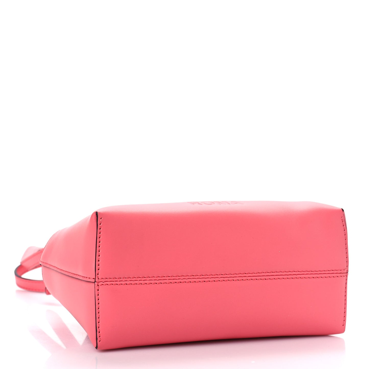 Vitello King Plexiglass Logo Embossed Mini By The Way Top Handle Boston Bag Pink Dalia