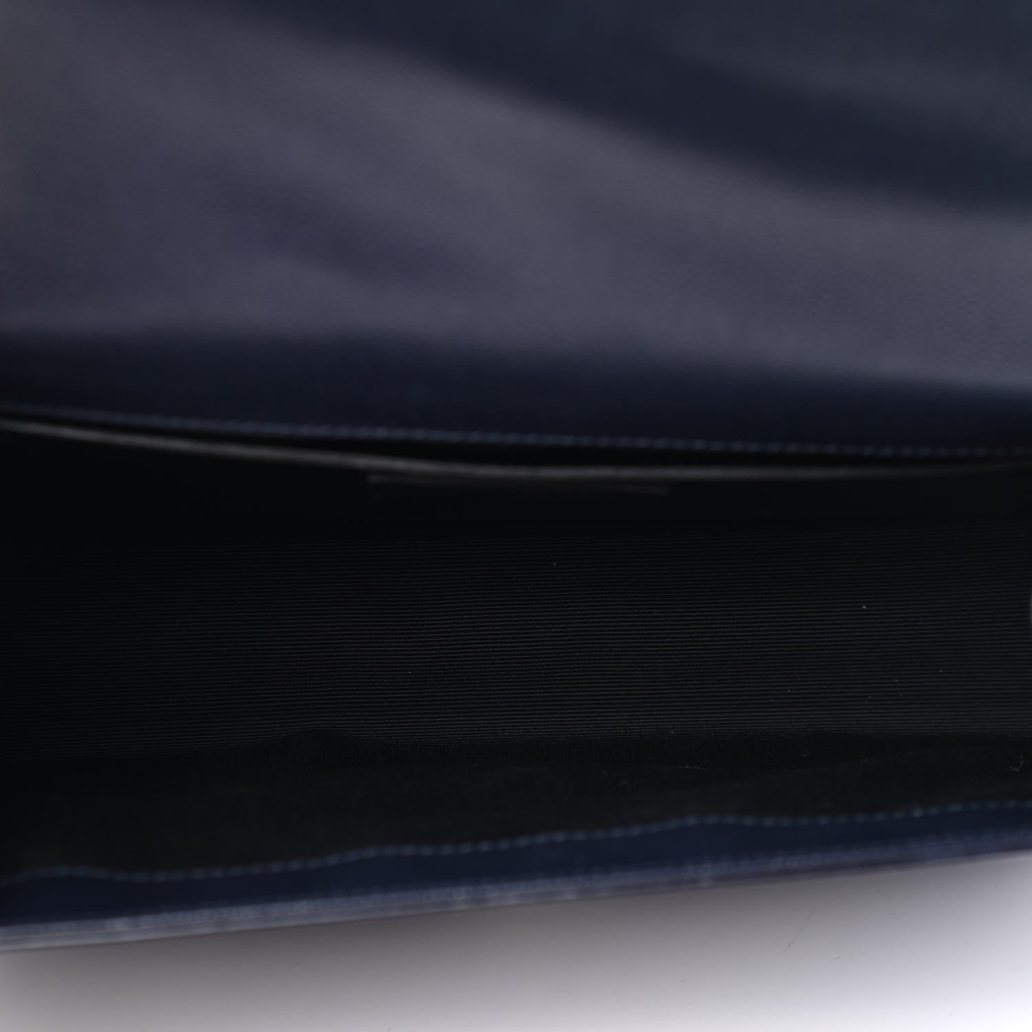 Saint Laurent Grain De Poudre Medium Classic Monogram Kate Satchel Deep Marine 4 of 5