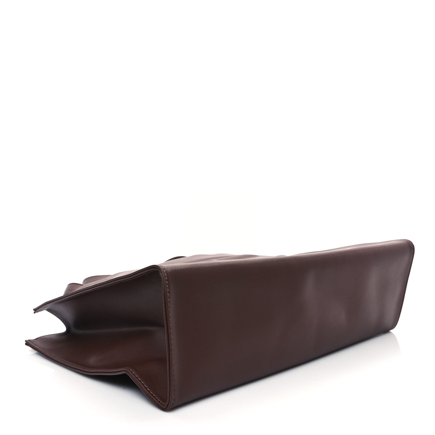 Telfar Vegan Leather Medium Shopping Bag Chocolate 4 of 10