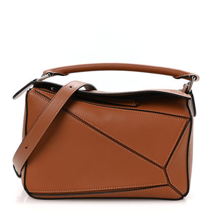 Loewe Calfskin Small Puzzle Edge Bag Tan 1 of 11