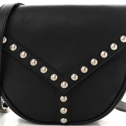 Saint Laurent Calfskin Y Studs Crossbody Bag Black 8 of 11