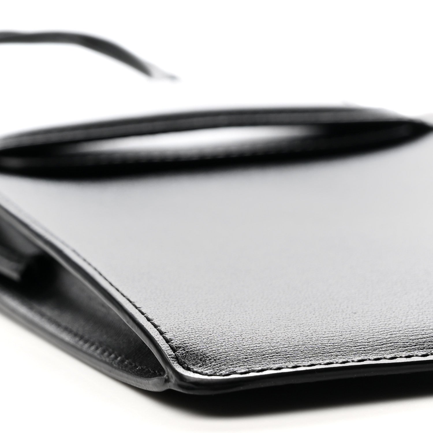 Celine Calfskin Phone Pouch With Flap Black 8 of 10