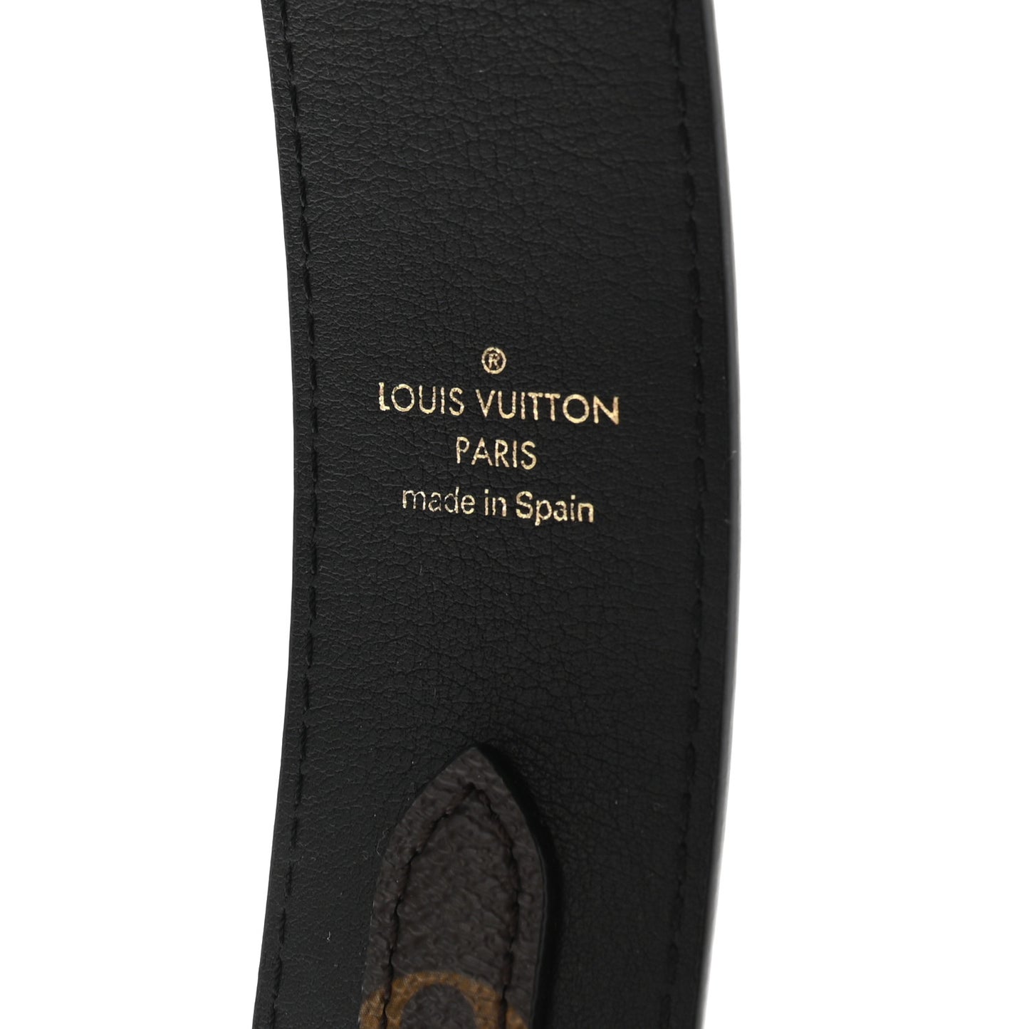 Monogram Bandouliere Shoulder Strap Black