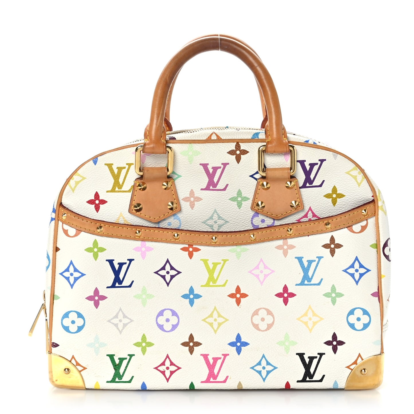 Monogram Multicolor Trouville White