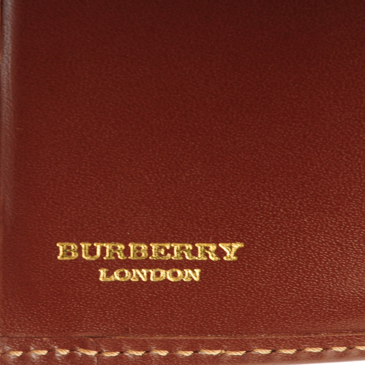 Burberry Haymarket Check Bi-Fold Wallet Brown 6 of 7
