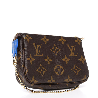 Louis Vuitton Monogram 2019 Christmas Animation Mini Venice Pochette Accessories Blue 2 of 7