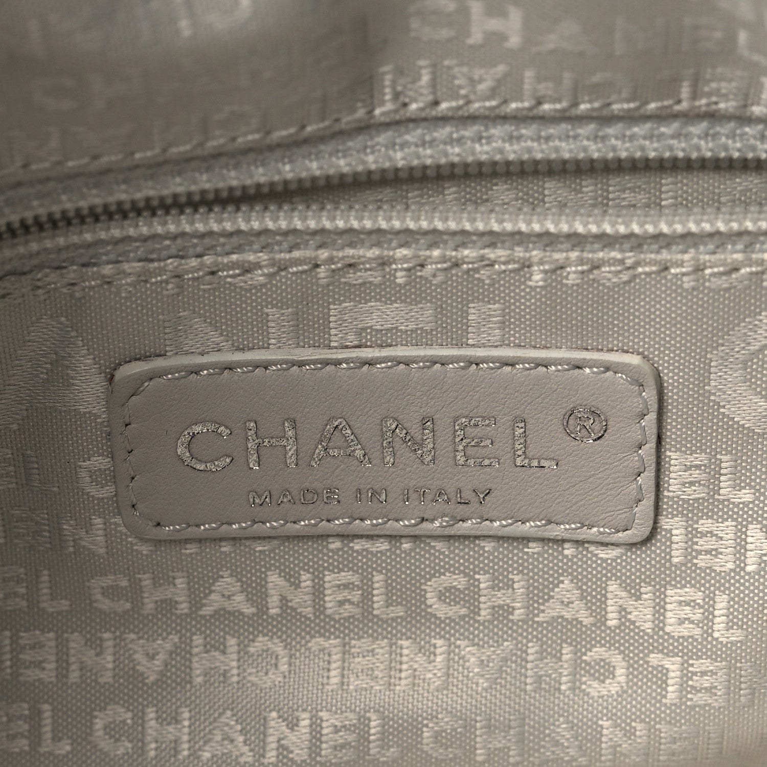 Chanel Lambskin Contrast Stitch Shoulder Bag Black 6 of 10